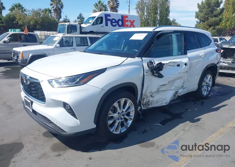 2022 Toyota Highlander Limited из США, поврежденный, VIN 5TDDZRBH4NS186788